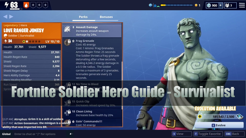 The Most Complete Fortnite Soldier Hero Guide - Survivalist