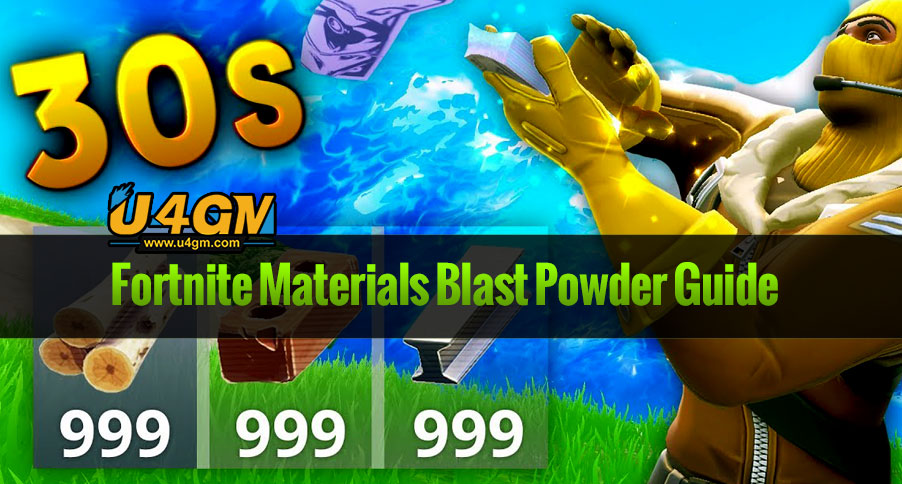 Fortnite Materials Blast Powder Guide
