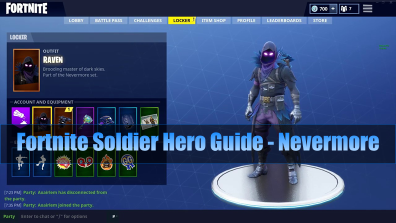 The Most Complete Fortnite Soldier Hero Guide - Nevermore