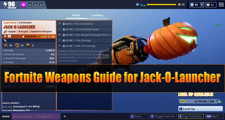 Fortnite Jack-O-Launcher Guide