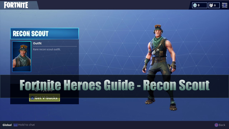 The Most Complete Fortnite Outlander Heroes Guide - Recon Scout