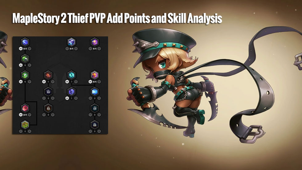 MapleStory 2 Thief PVP Add Points and Skill Analysis