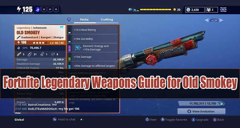 Fortnite Weapons Guide for Old Smokey