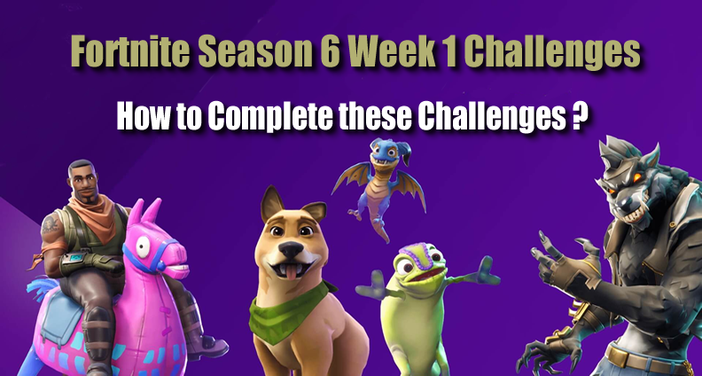 Fortnite Season 6 Week 1 Challenges