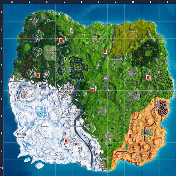 Fortnite Outposts Locations
