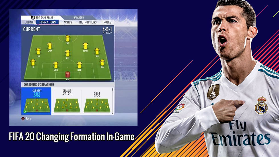 FIFA 20 Changing Formation In-Game